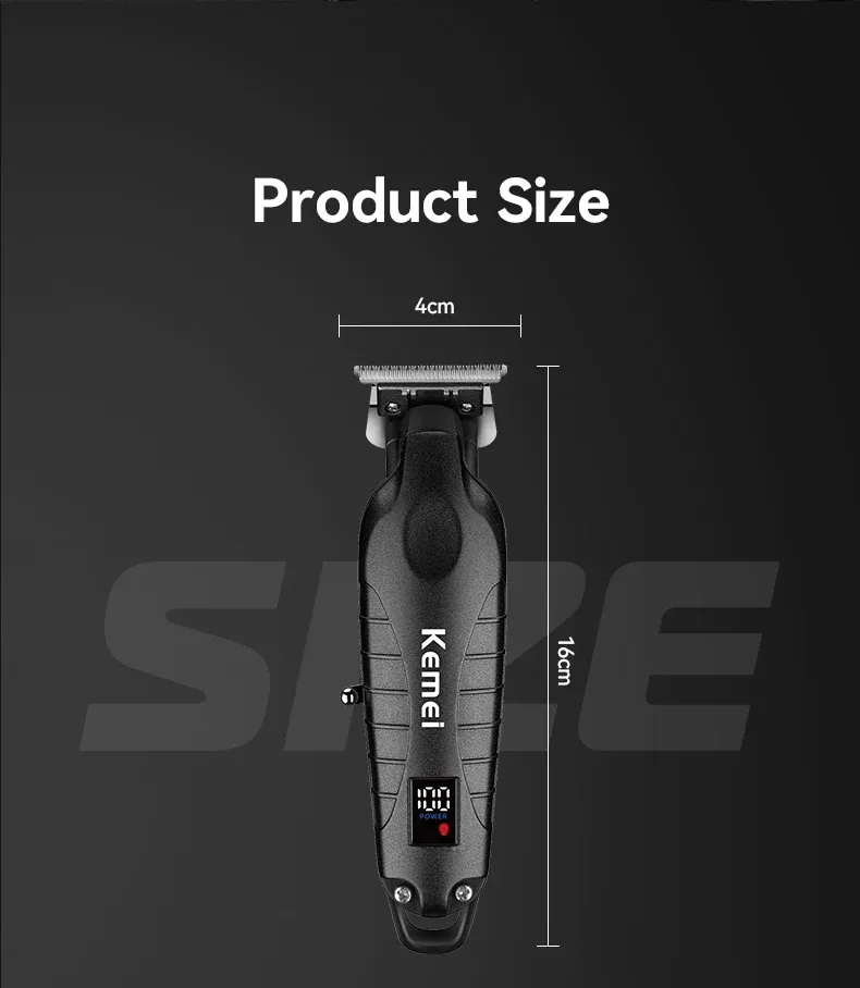 طقم حلاقة وتشذيب Kemei KM-2290 للرجال