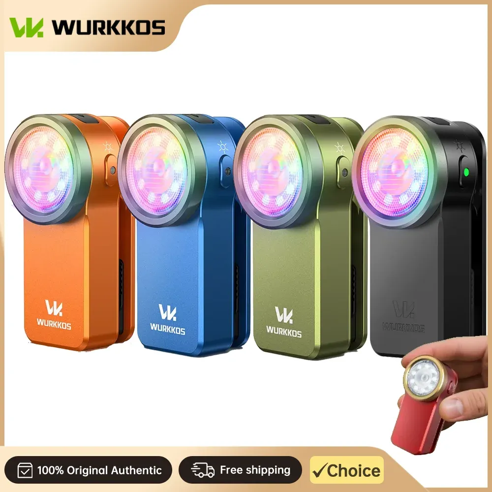 كشاف جيب Wurkkos HD03 بإضاءة مزدوجة وشحن USB-C