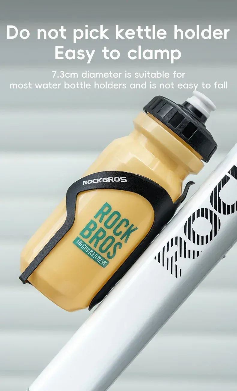 قارورة دراجات ROCKBROS سعة 600 مل بغطاء واقٍ من الغبار