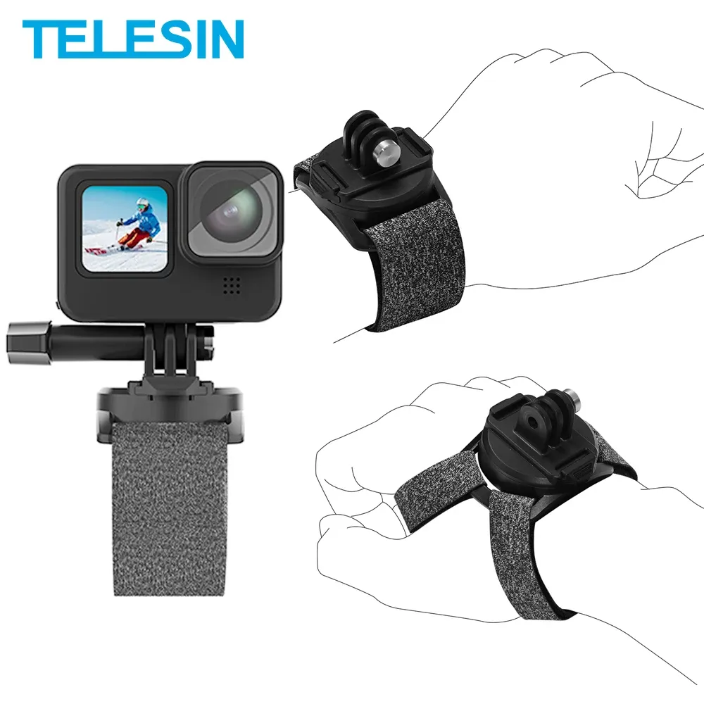 حامل معصم دوّار 360 درجة لكاميرات الأكشن من TELESIN