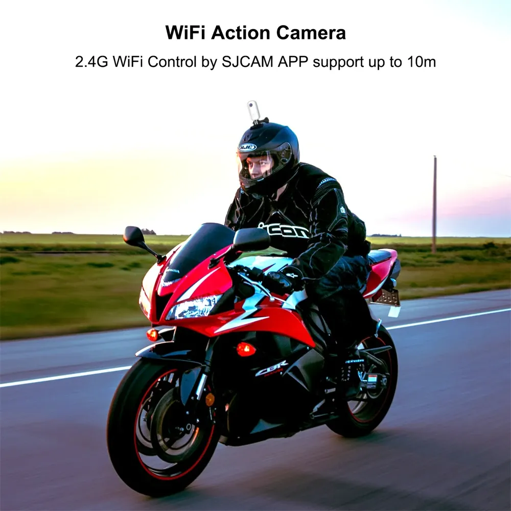 كاميرا أكشن SJCAM C100 Plus 4K للمغامرات والرياضة