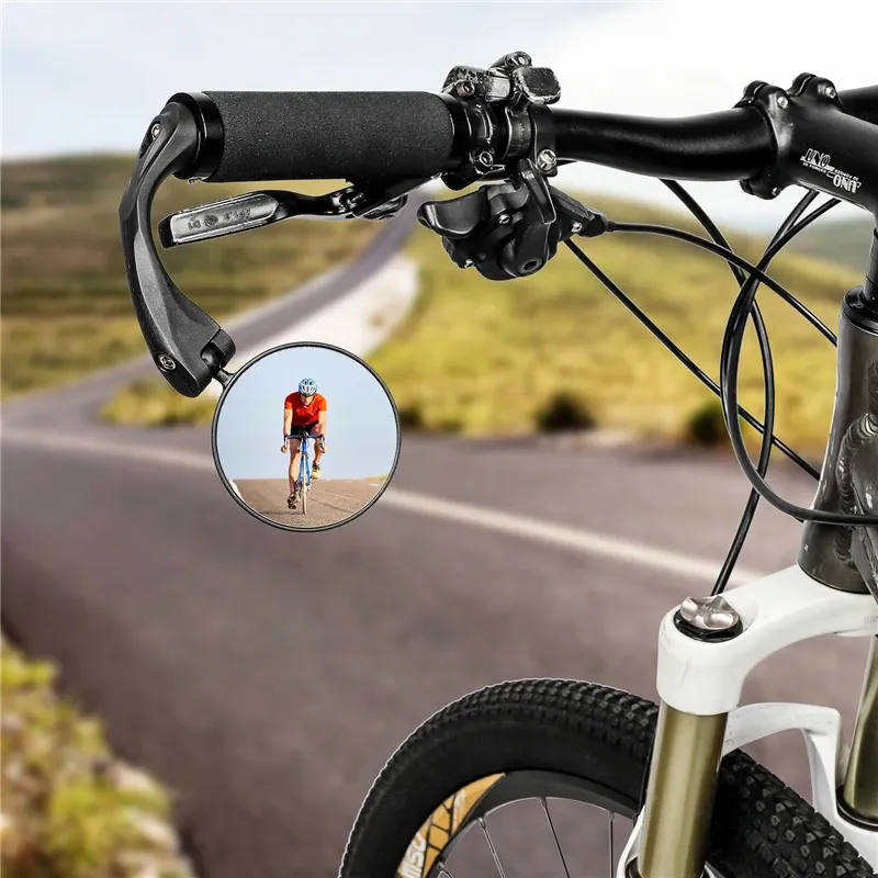 مرآة دراجة خلفية قابلة للتدوير بزاوية واسعة من WEST BIKING