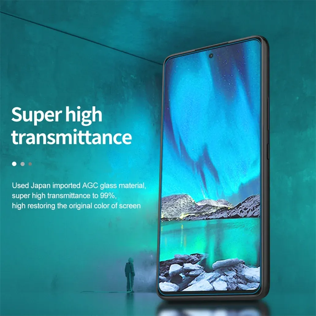 واقي زجاجي مقوّى لهاتف سامسونج Galaxy A53 5G من NILLKIN بحافة 2.5D