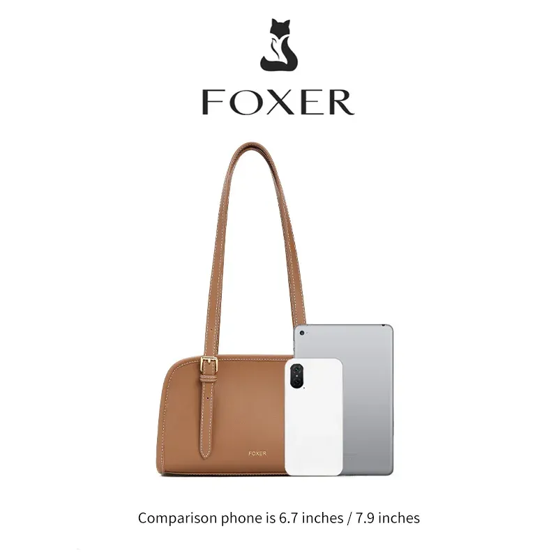 حقيبة كتف نسائية بطابع ريترو من FOXER