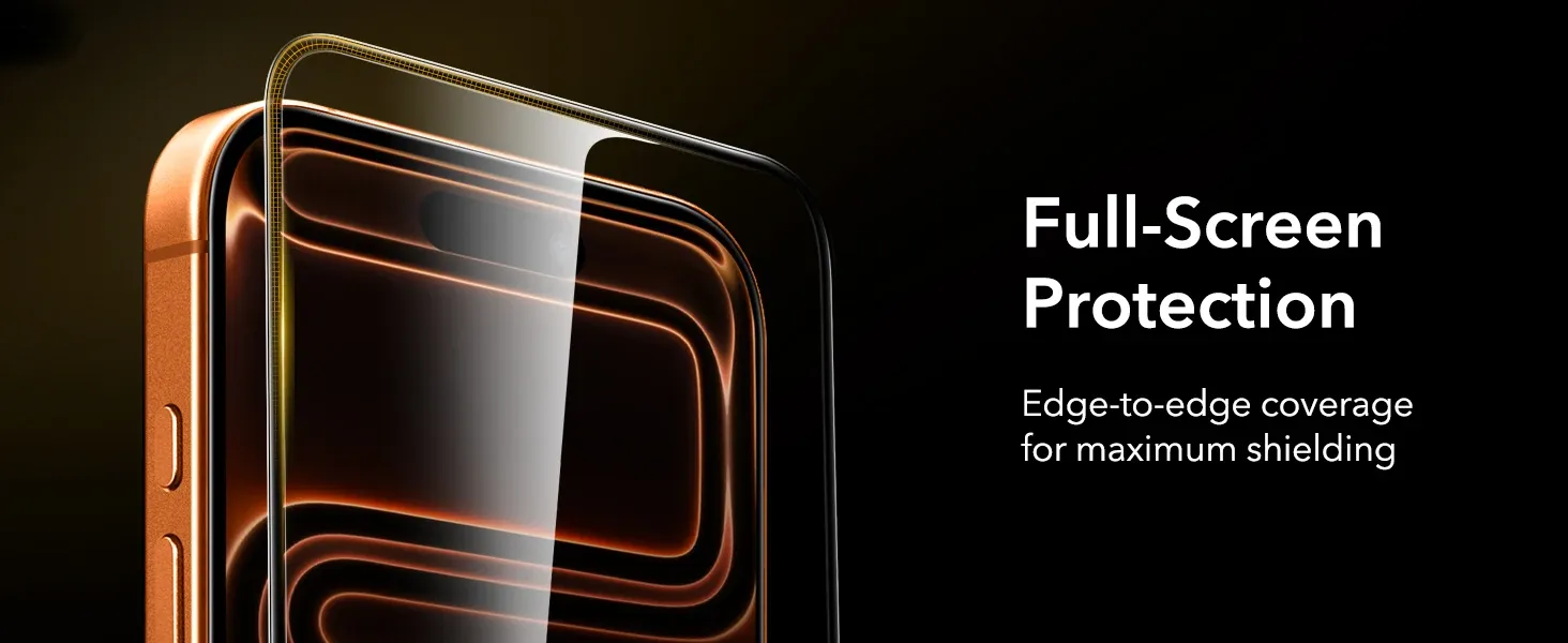 واقي شاشة ESR ألترا فيت Armorite® Pro لهواتف iPhone 17 و16 Pro Max
