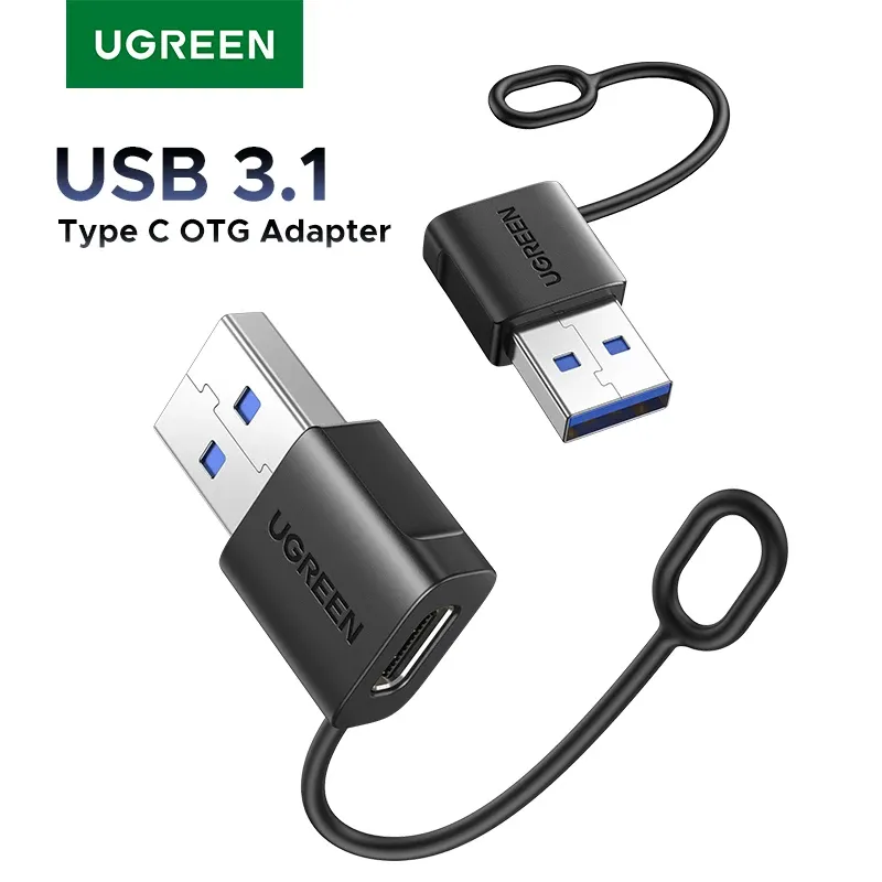 محول USB-A إلى USB-C من UGREEN للشحن ونقل البيانات