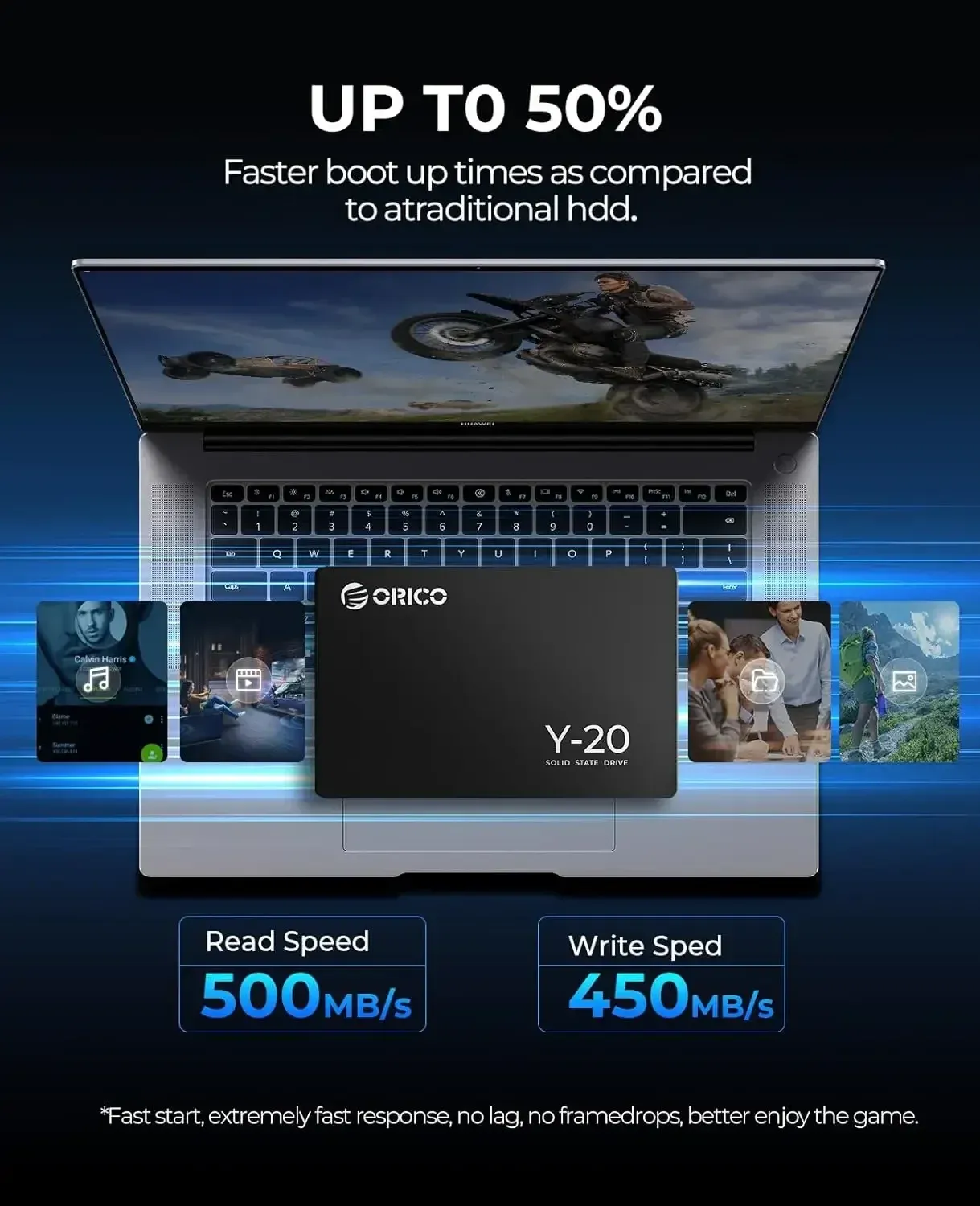 قرص ORICO SATA III داخلي 2.5 بوصة لترقية الحاسوب واللابتوب