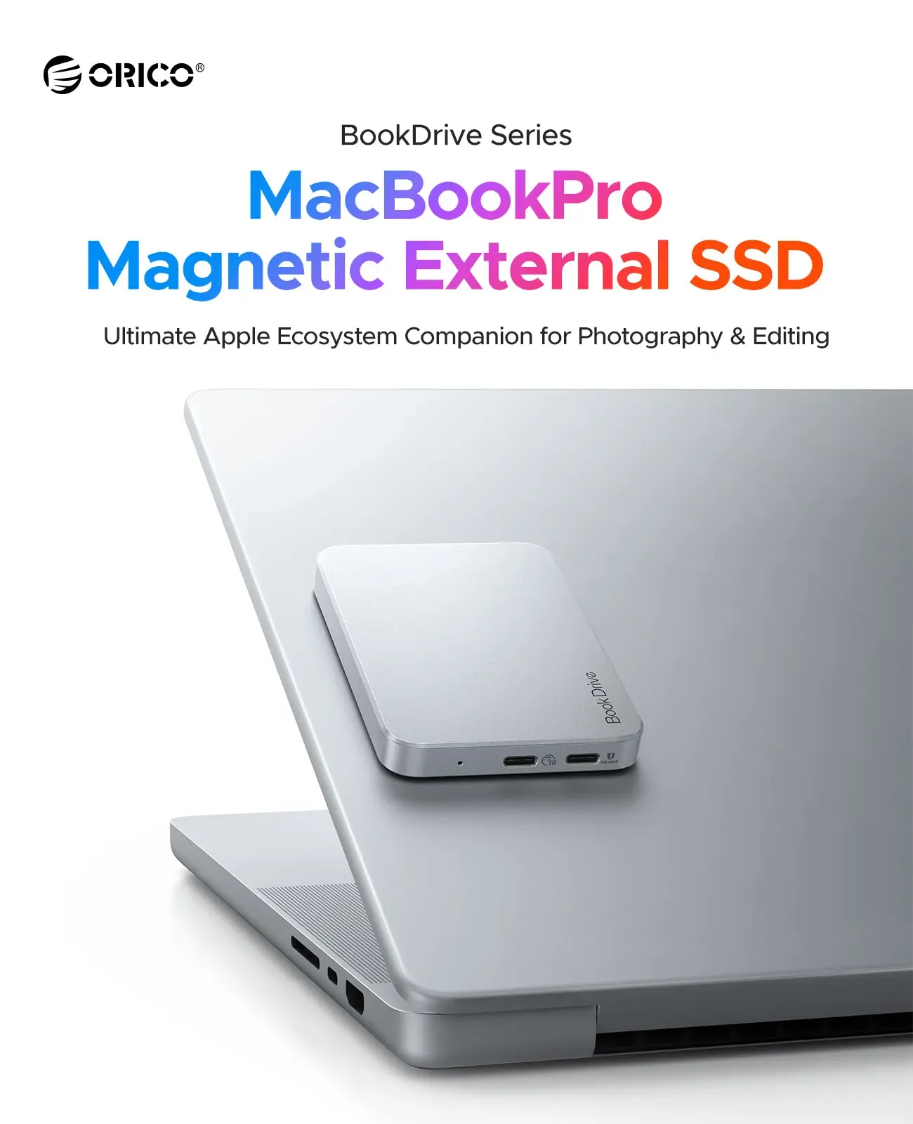 قرص SSD خارجي مغناطيسي للماك مع شحن PD 100 واط